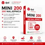 DPD modul za PrestaShop — Mini 200, godišnja licenca
