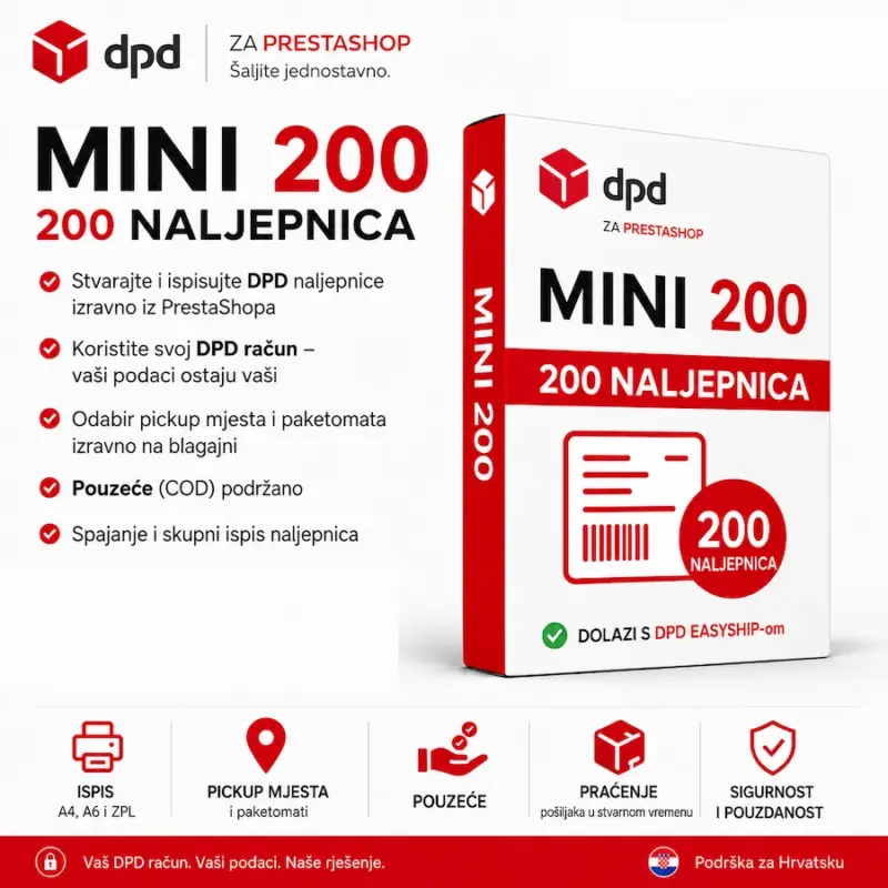 dpd-modul-za-prestashop-mini200-hr DPD modul za PrestaShop — Mini 200, godišnja licenca