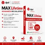Max Lifetime – doživotna licenca DPD modula za OpenCart s neograničenim brojem naljepnica